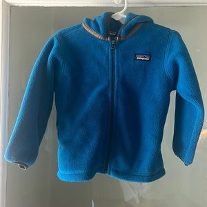 Patagonia 2t zip up fleece blue
